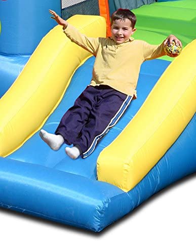 Buy Happy Hop Party Slide And Hoop Bouncer | Yallatoys.com