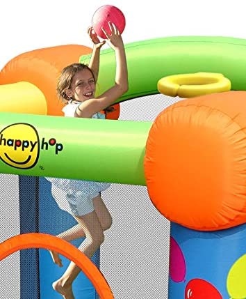 Buy Happy Hop Party Slide And Hoop Bouncer | Yallatoys.com
