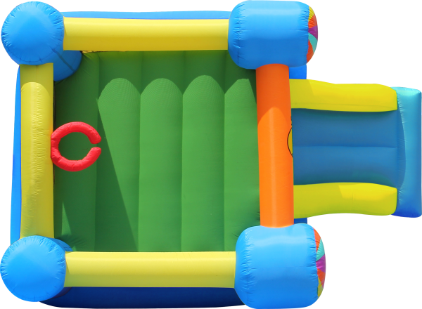 Buy Happy Hop Hot air Balloon Slide and Hoop Bouncer | Yallatoys.com