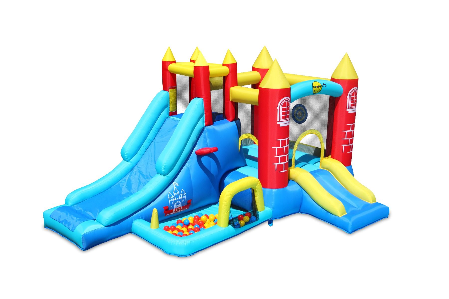 Buy Happy Hop 8 in 1 Jumping Castle Bouncer | Yallatoys.com