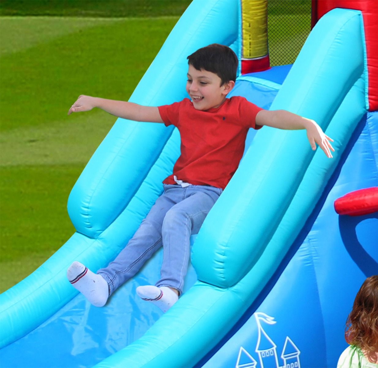 Buy Happy Hop 8 in 1 Jumping Castle Bouncer | Yallatoys.com