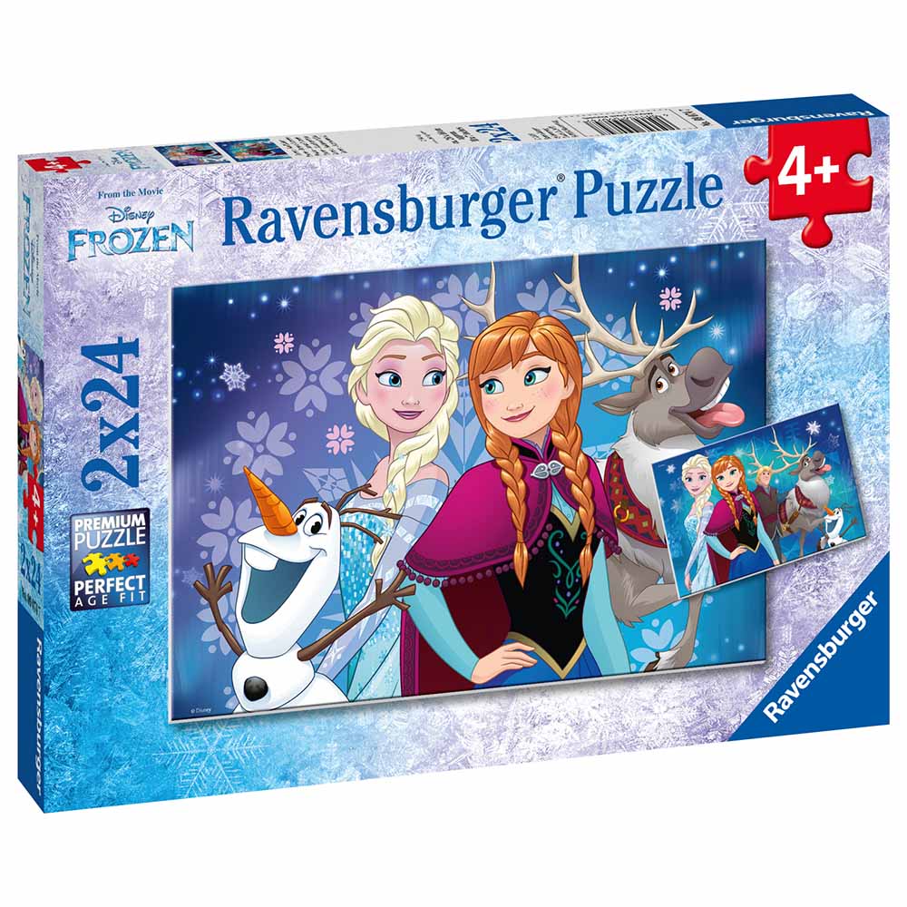 Buy Ravensburger Disney Frozen 2 Northern Lights 2 in 1 24pcs Piece Jigsaw Puzzle | Yallatoys.com