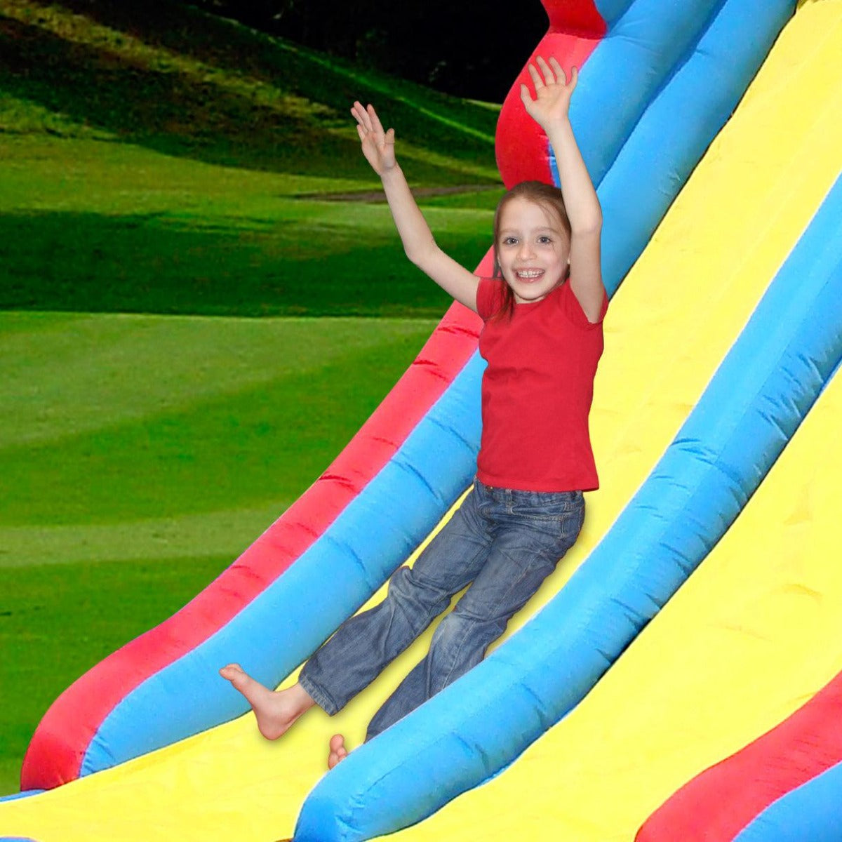 Buy Happy Hop Mega Slide Bouncy Castle | Yallatoys.com