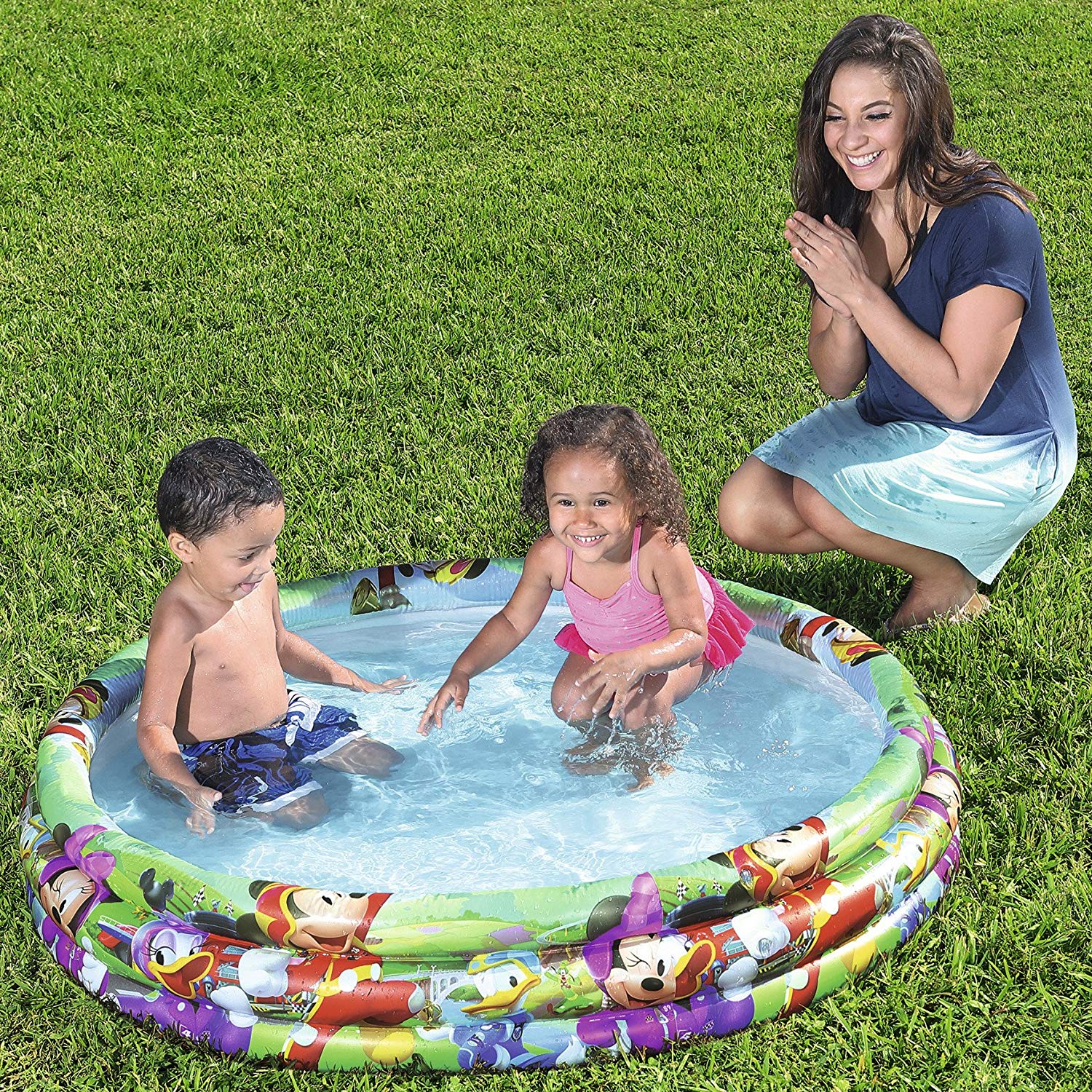 Buy Mmrr ?48" X H10"/?1.22M X H25Cm 3-Ring Pool | Yallatoys.com
