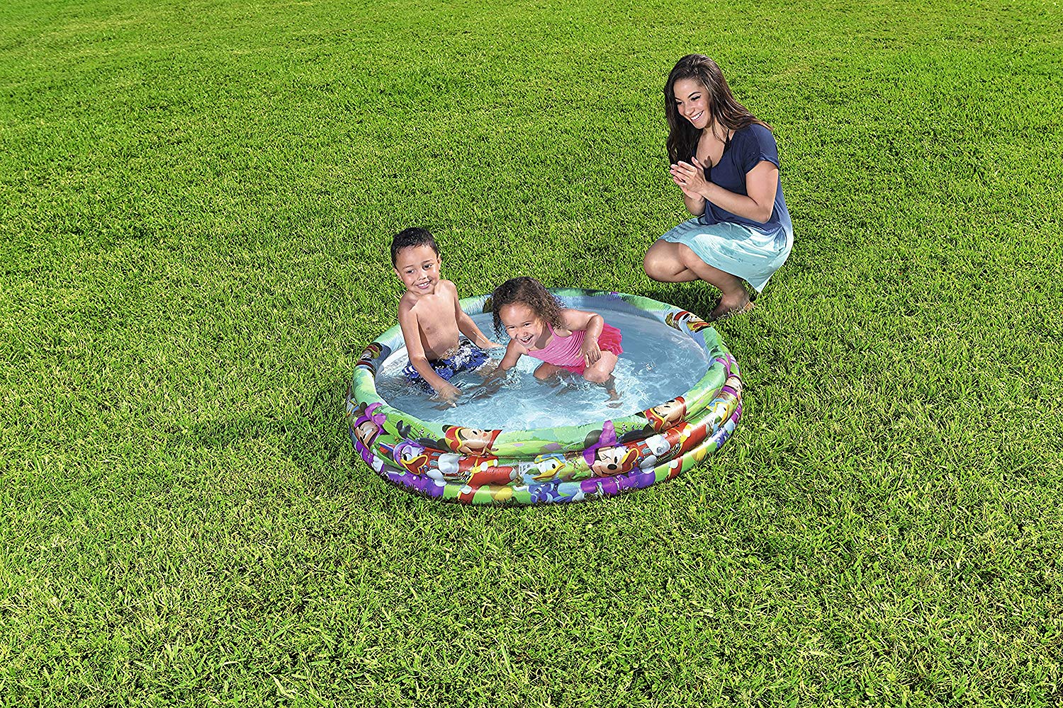 Buy Mmrr ?48" X H10"/?1.22M X H25Cm 3-Ring Pool | Yallatoys.com