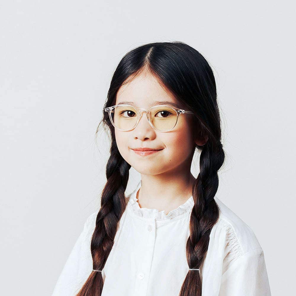 Buy Nooz Blue Light Blocking Round Shape Sunglasses Crystal 6 years and above | Yallatoys.com