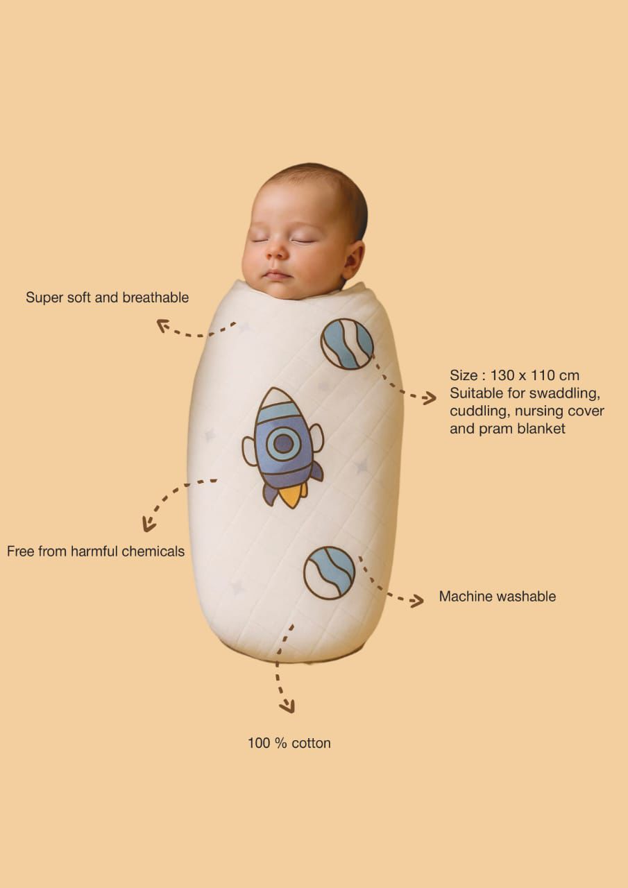 Kinder Valley Little Safari Bamboo Muslin Swaddle Pack of 2 Kinder Valley Yallatoys