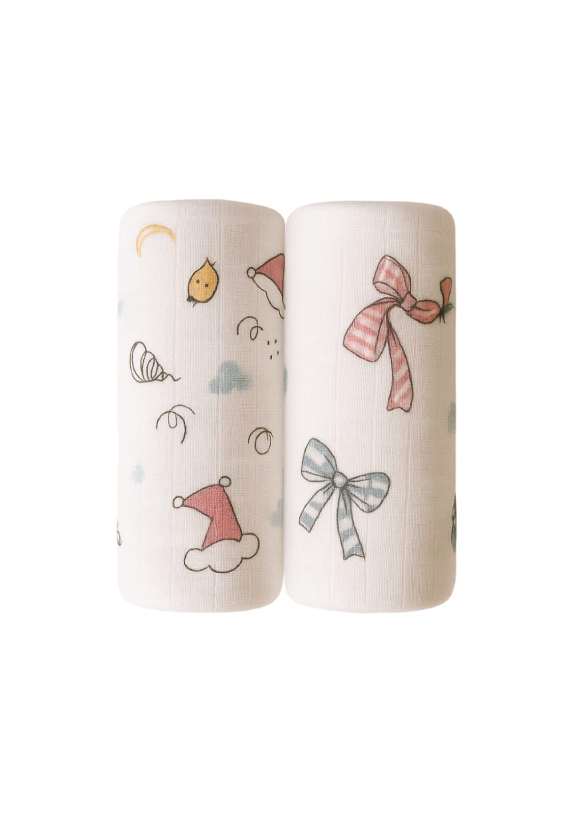 Kinder Valley Bamboo Muslin Grace swaddle Pack of 2 Kinder Valley Yallatoys
