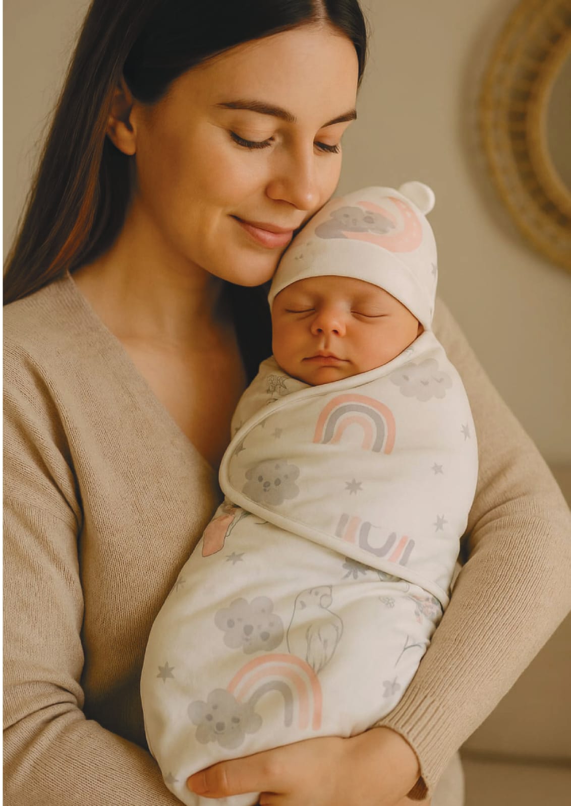 Kinder Valley Adjustable Cocoon Swaddle Swrap Trio Headcover Kinder Valley Yallatoys