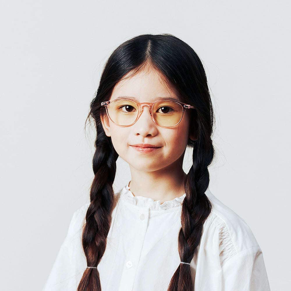 Buy Nooz Blue Light Blocking Round Shape Sunglasses Pink 6 years and above | Yallatoys.com