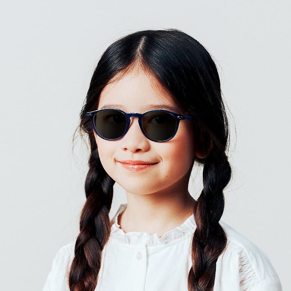Buy Nooz Polarized Cruzy Collection Round Shape Sunglasses Navy Blue 3-6 years | Yallatoys.com