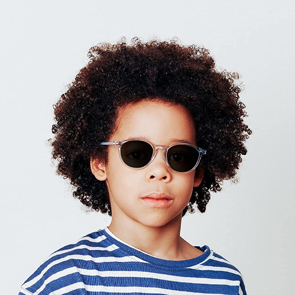 Buy Nooz Polarized Cruzy Collection Round Shape Sunglasses Light Blue 3-6 years | Yallatoys.com