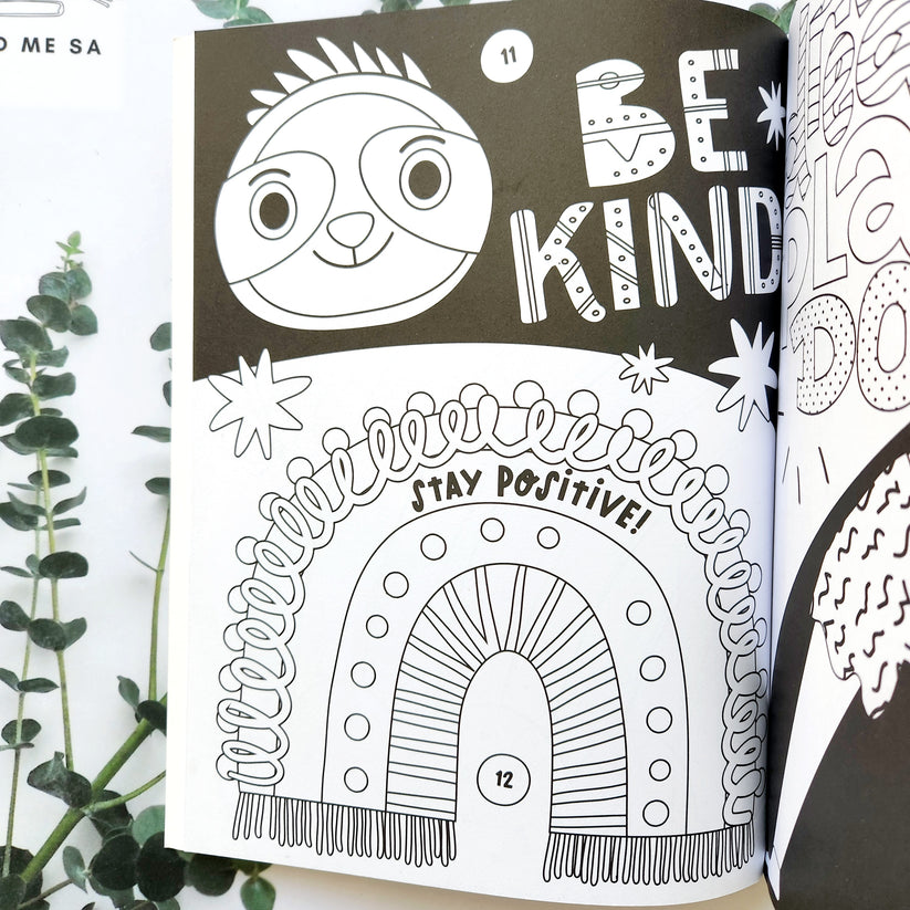 Buy Hinkler 100 Ways to Colour Gratitude Mindful Me Colouring Book | Yallatoys.com
