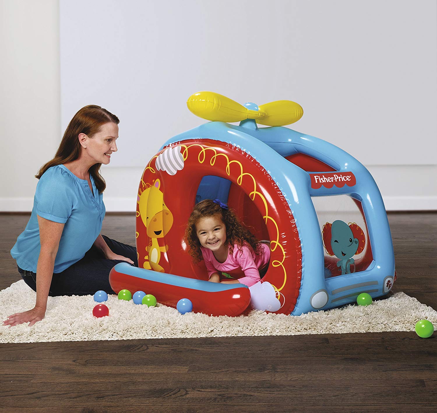 Buy Bestway Fisher Price Helicopter Ball Pit | Yallatoys.com