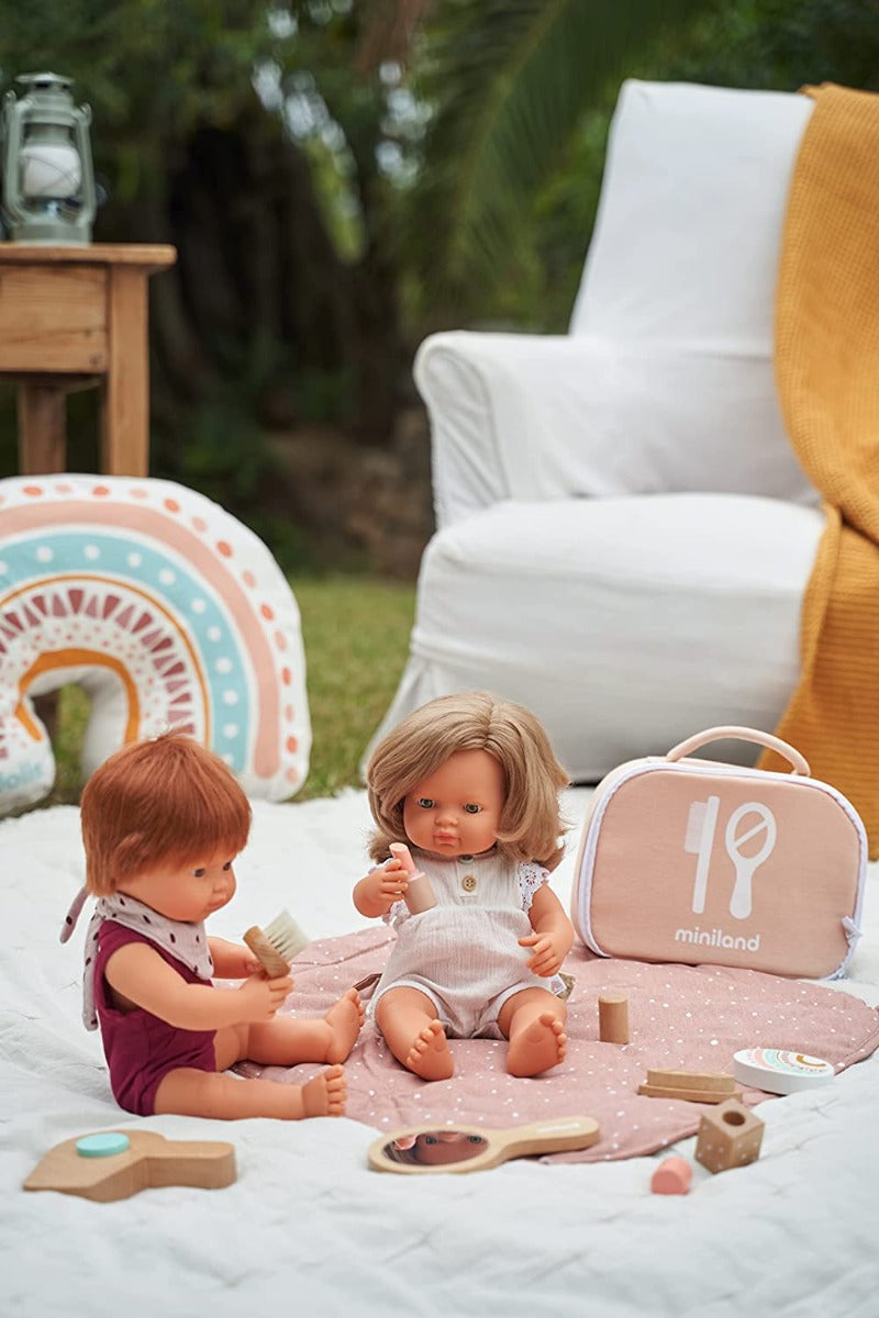 Buy Miniland Doll Wooden Beauty Set | Yallatoys.com
