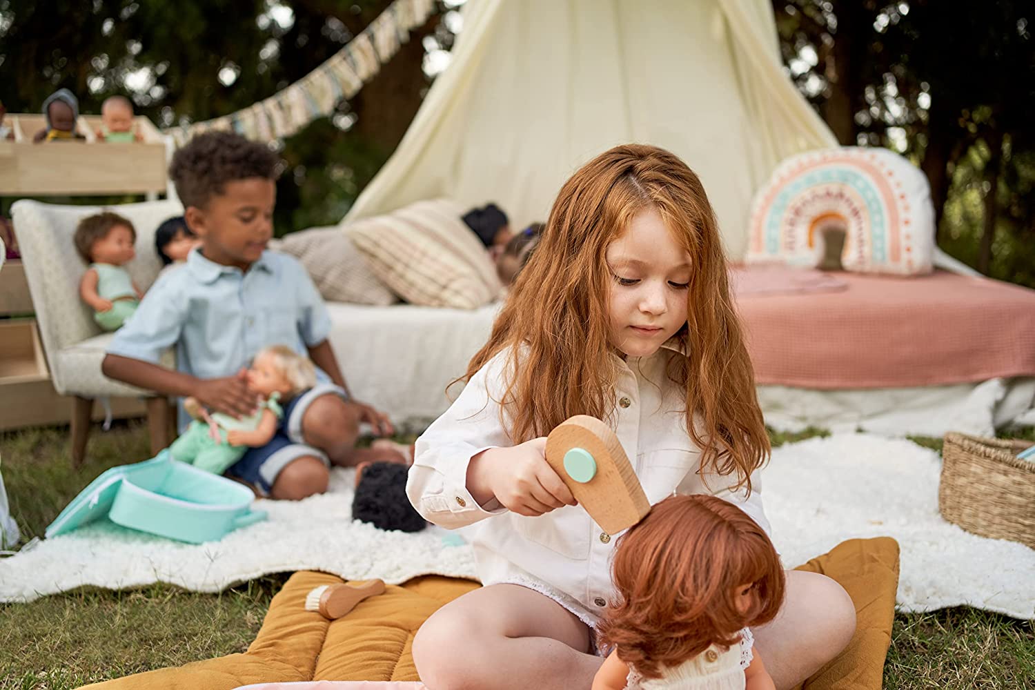 Buy Miniland Doll Wooden Beauty Set | Yallatoys.com