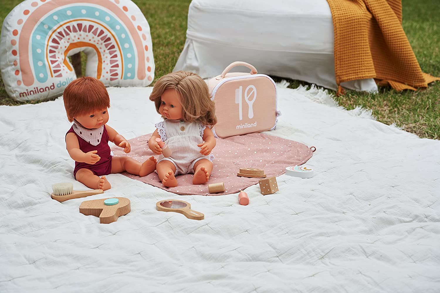 Buy Miniland Doll Wooden Beauty Set | Yallatoys.com
