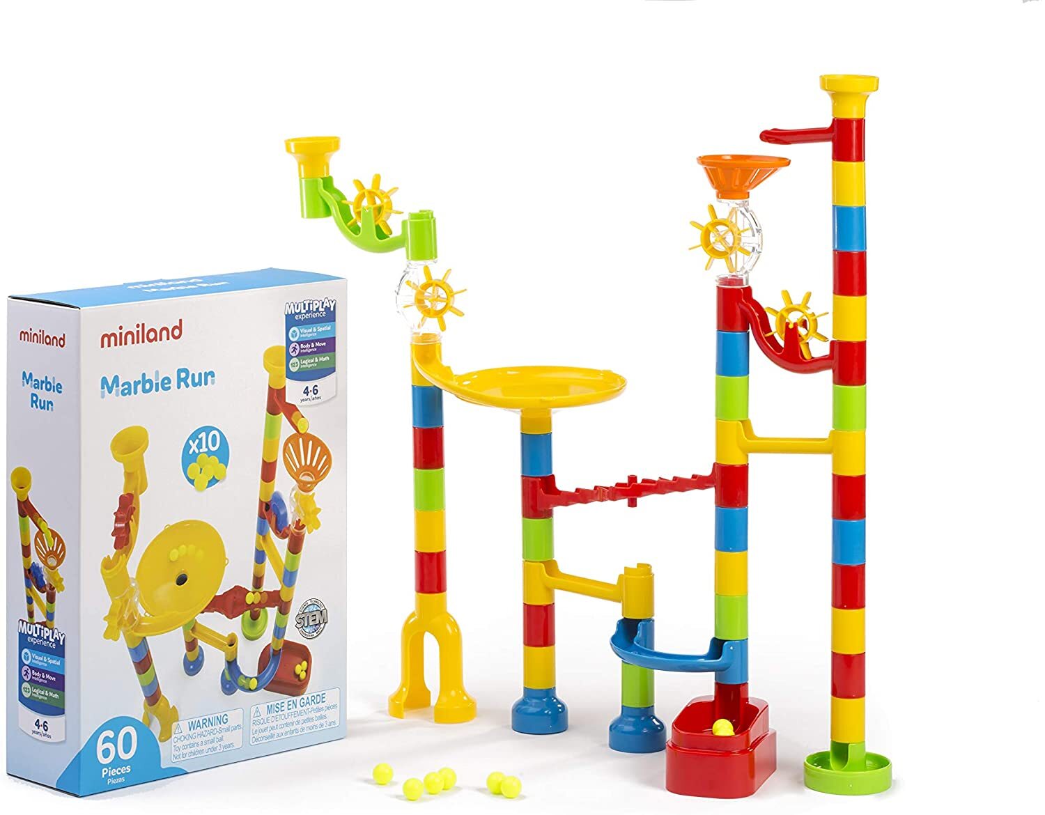 Buy Miniland Marble Run 60pcs Activity Game | Yallatoys.com
