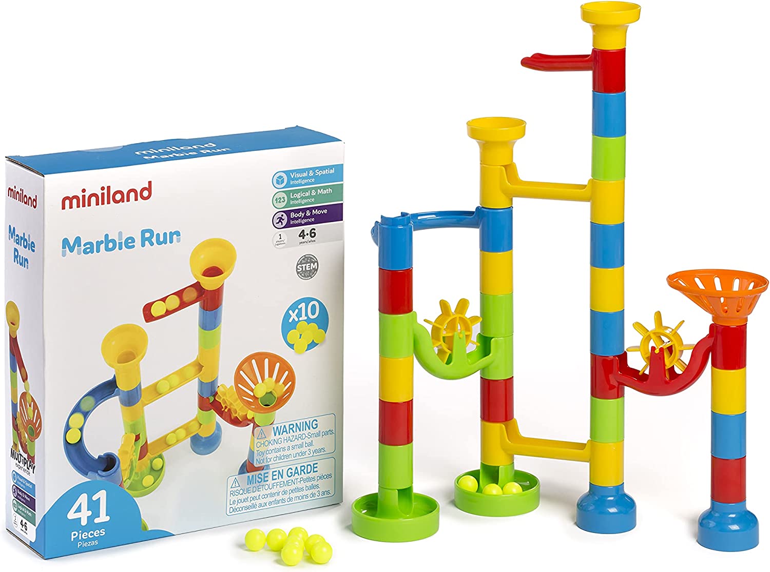 Buy Miniland Marble Run 41pcs Activity Game | Yallatoys.com