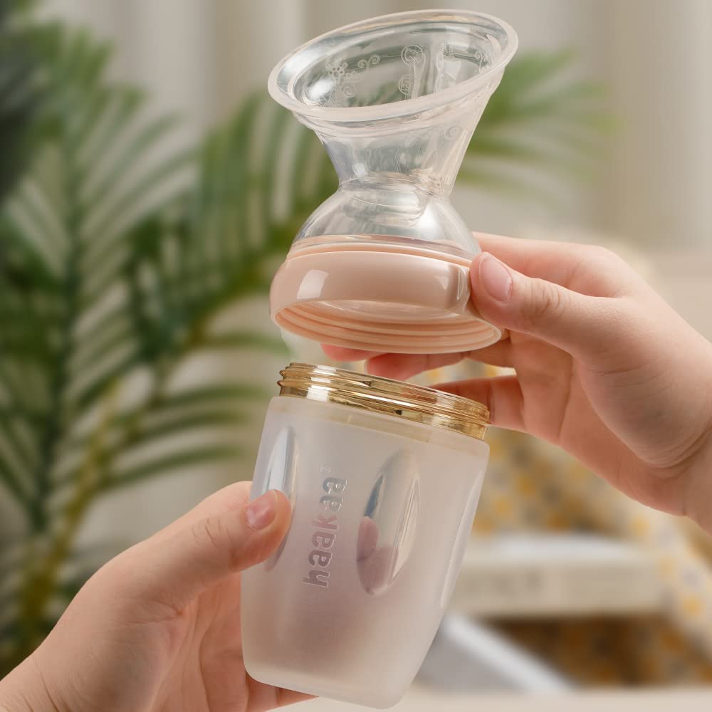Haakaa Gen 3 Silicone Breast Pump 250Ml Peach Haakaa Yallatoys