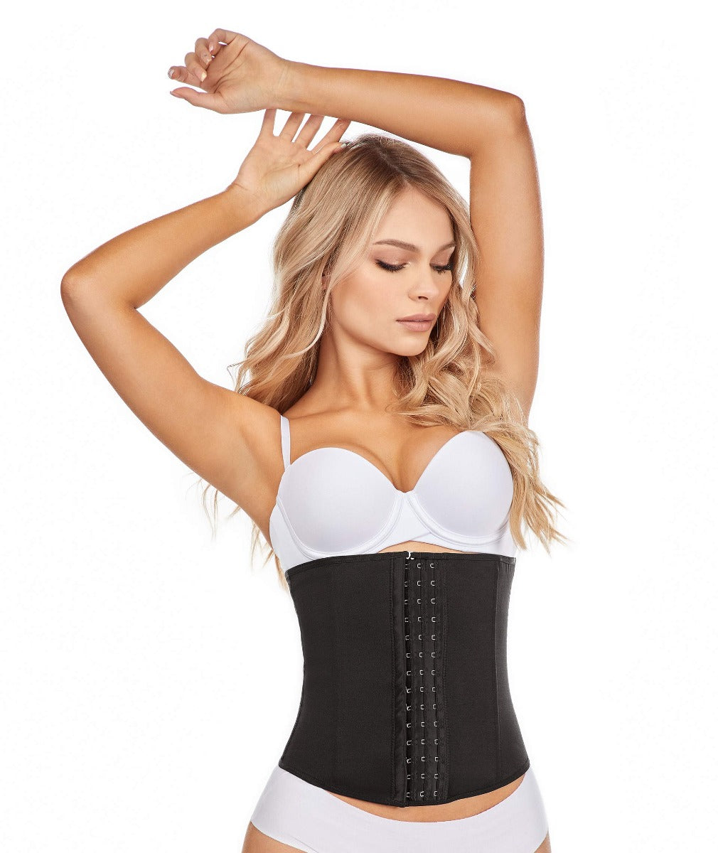Workout Sports Tummy Control Waist Cincher Black - L MariaE Yallatoys