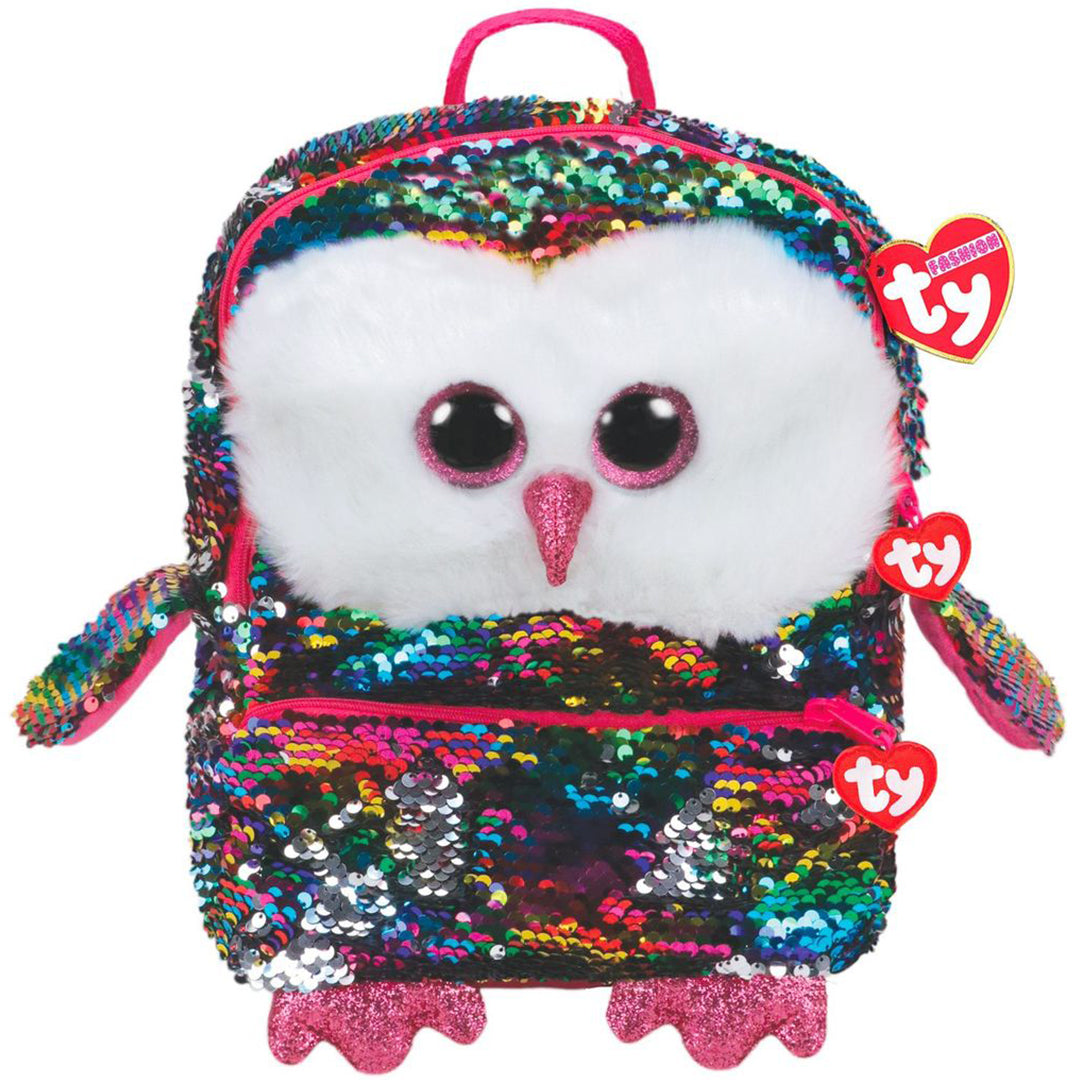 Buy TY Fashion Sequin Owl Owen Backpack | Yallatoys.com
