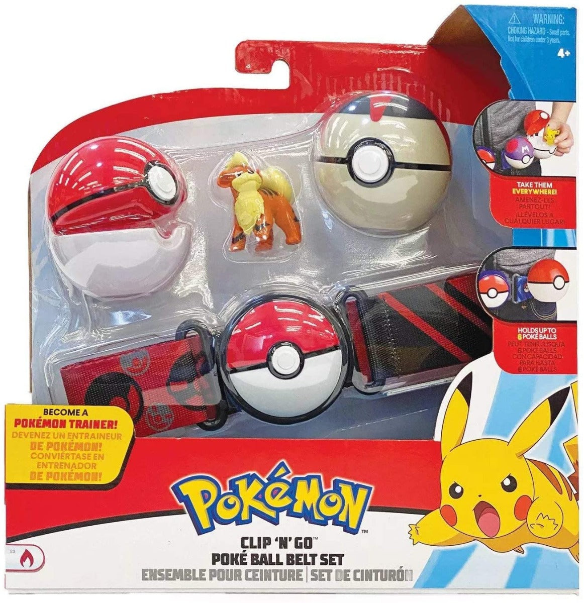 Buy Pokemon Clip N Go Poke Ball Belt (Sold Separately Subject to Availability) | Yallatoys.com