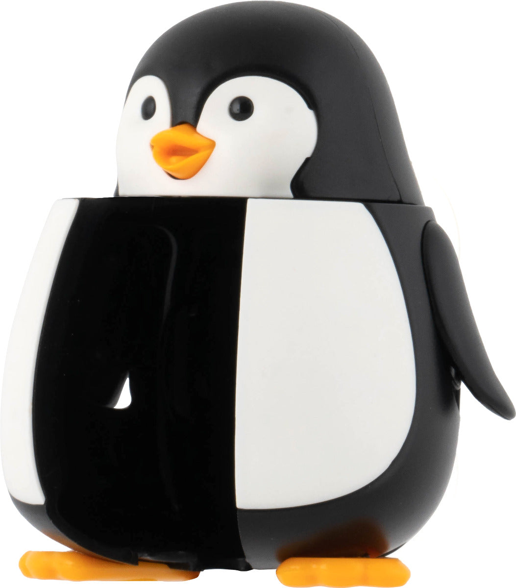 Flipper Fun Animal Penguin Toothbrush Cover and Toothbrush Combo Pack Flipper Yallatoys