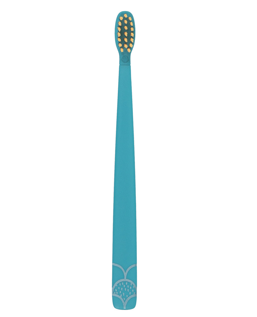 Flipper 2 Piece Twigo Toothbrush for Kids Blue and White Flipper Yallatoys