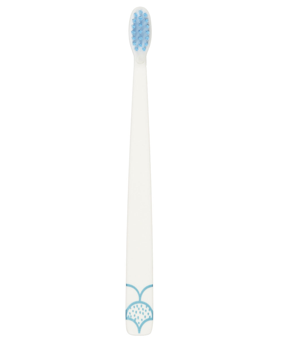 Flipper 2 Piece Twigo Toothbrush for Kids Blue and White Flipper Yallatoys
