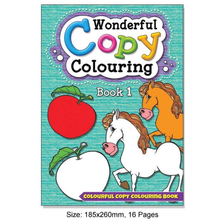 Buy Wonderful Copy Colouring Book 1 | Yallatoys.com