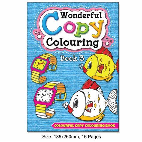 Buy Wonderful Copy Colouring Book 3 | Yallatoys.com