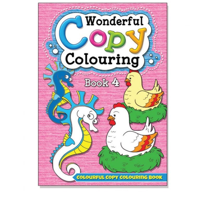 Buy Wonderful Copy Colouring Book 4 | Yallatoys.com