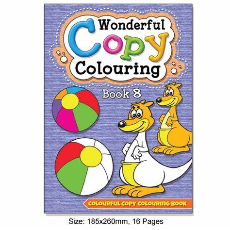 Buy Wonderful Copy Colouring Book 8 | Yallatoys.com