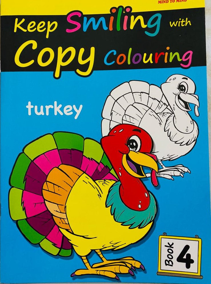 Buy Keep Smiling With Copy Colouring Book 4 | Yallatoys.com
