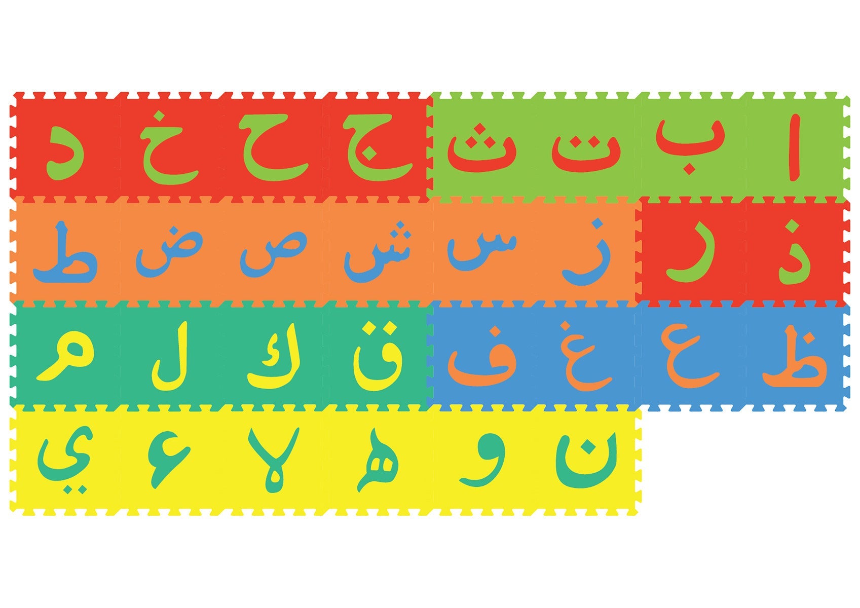Sunta Arabic Alphabet Puzzle Mat Sunta Yallatoys