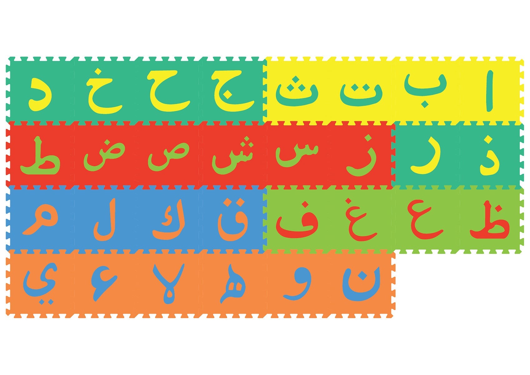 Sunta Arabic Alphabet Puzzle Mat Sunta Yallatoys