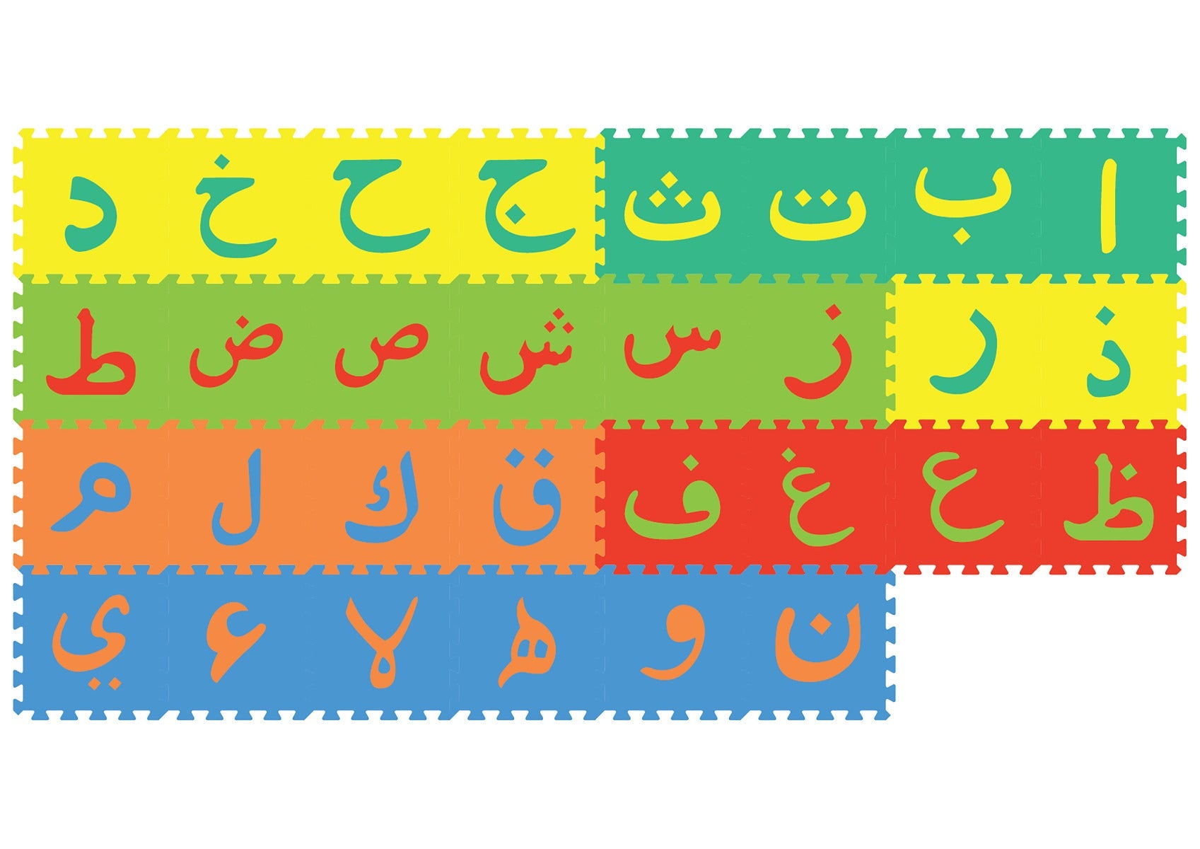 Sunta Arabic Alphabet Puzzle Mat Sunta Yallatoys
