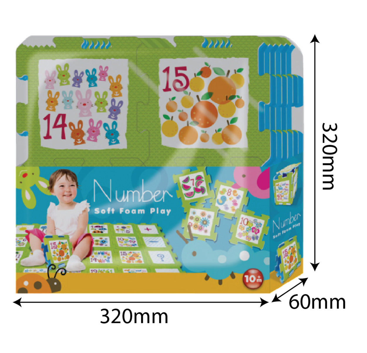 Sunta Numbers and Objects Puzzle Mat Sunta Yallatoys