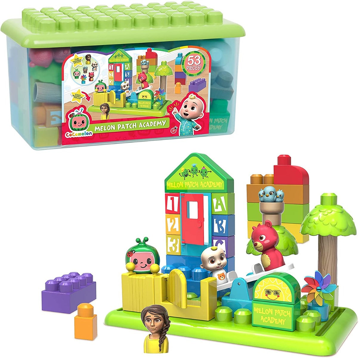 Buy Cocomelon Patch Academy 53 Large Building Blocks | Yallatoys.com
