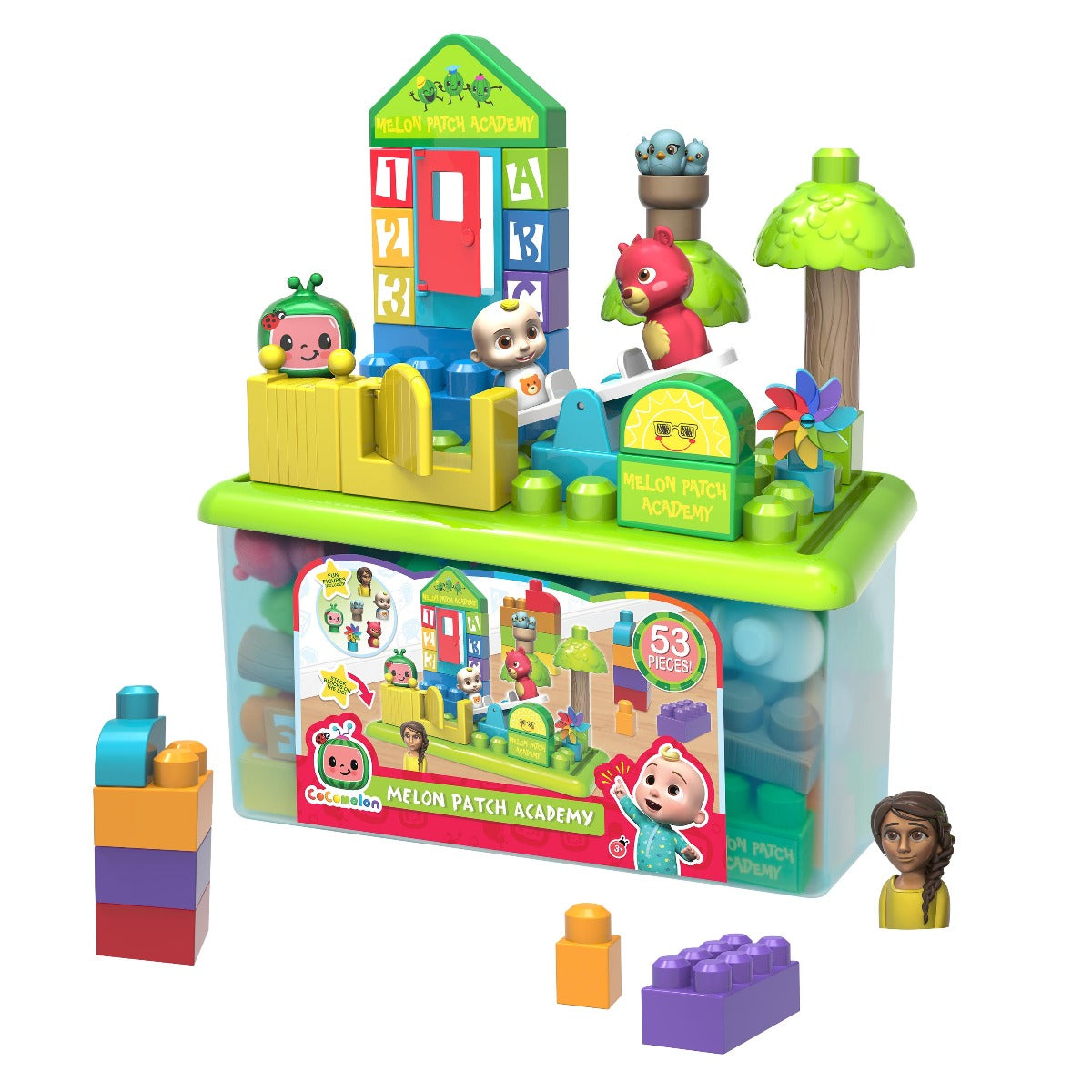 Buy Cocomelon Patch Academy 53 Large Building Blocks | Yallatoys.com