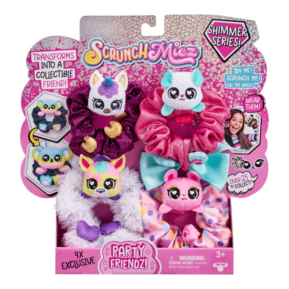 Buy Scrunchmiez Series 2 4Pack Scrunchie Plush | Yallatoys.com