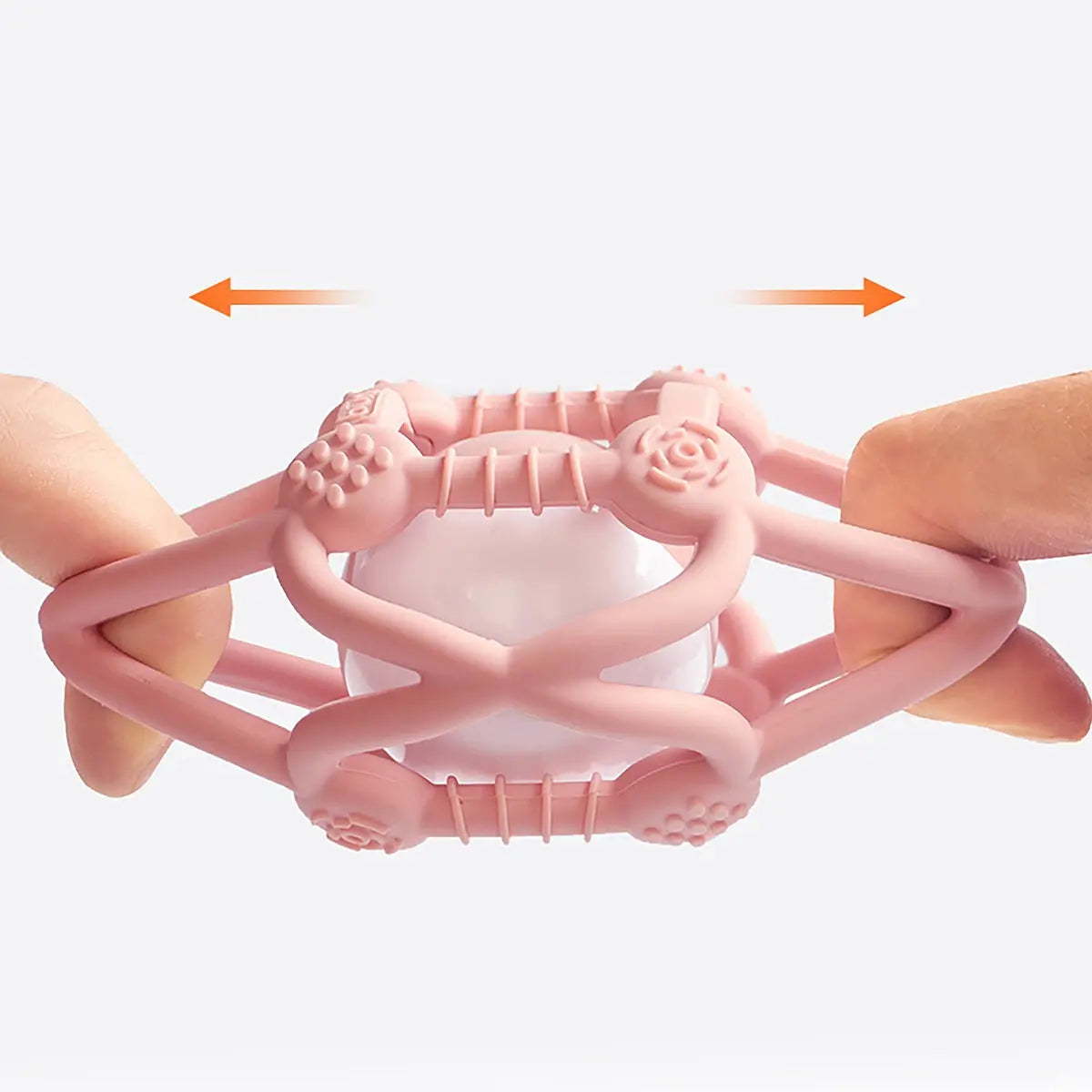 Kidsme Silicone Teething Ball Pink Kidsme Yallatoys