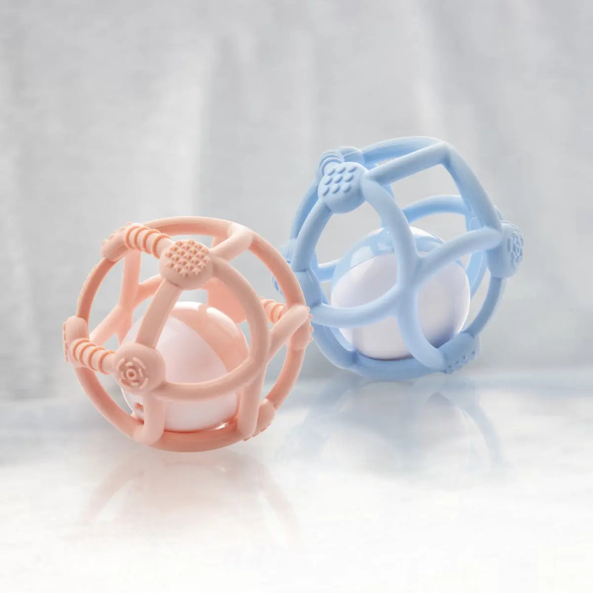 Kidsme Silicone Teething Ball Blue Kidsme Yallatoys