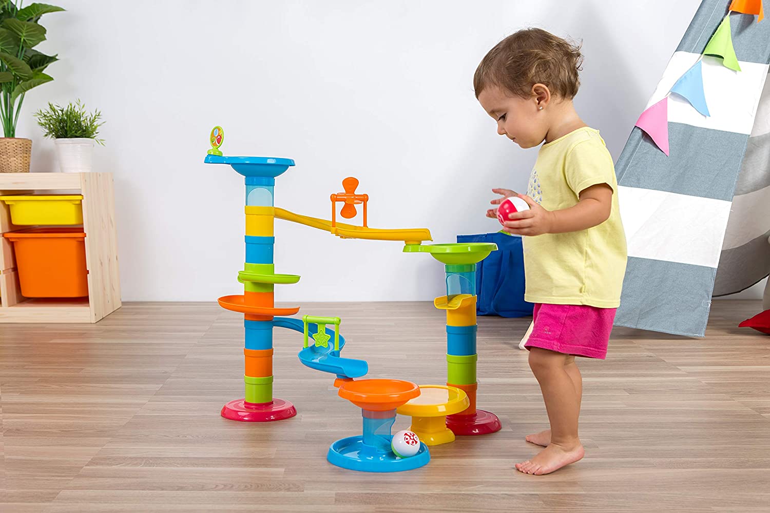 Buy Miniland Roll and Pop Tower 30pcs | Yallatoys.com