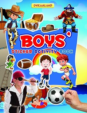 Buy Sticker Activity Book  Boys | Yallatoys.com