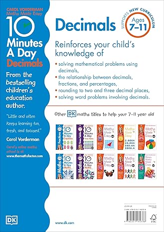 Buy 10 Minutes a Day Decimals | Yallatoys.com
