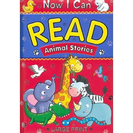 Buy Now I Can Read Animal Stories Large Print | Yallatoys.com