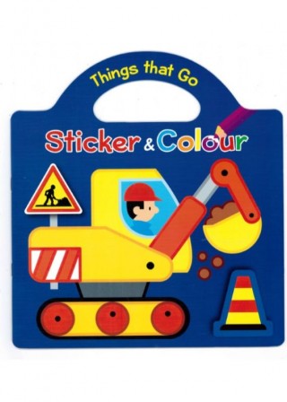 Buy Things That Go Sticker & Colour Book 2 | Yallatoys.com