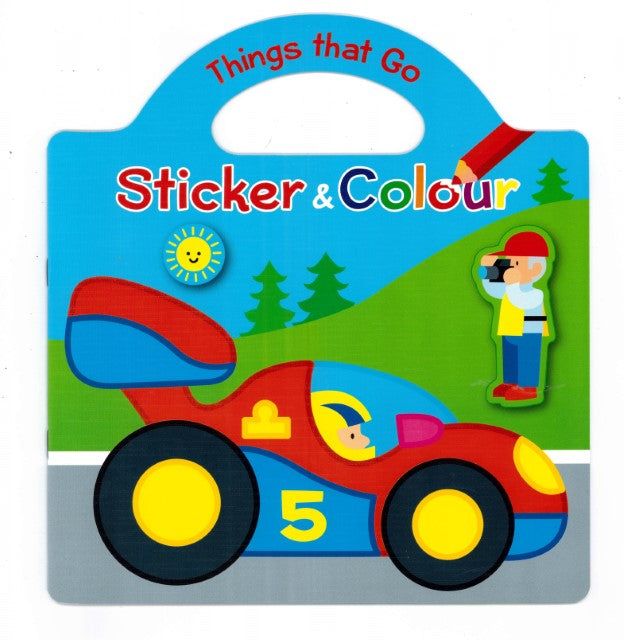 Buy Things That Go Sticker & Colour Book 1 | Yallatoys.com